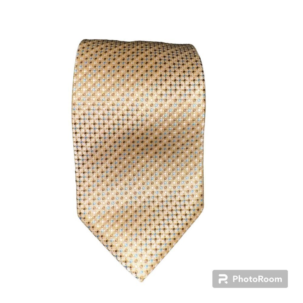 Epoint Yellow Printed 100% Silk